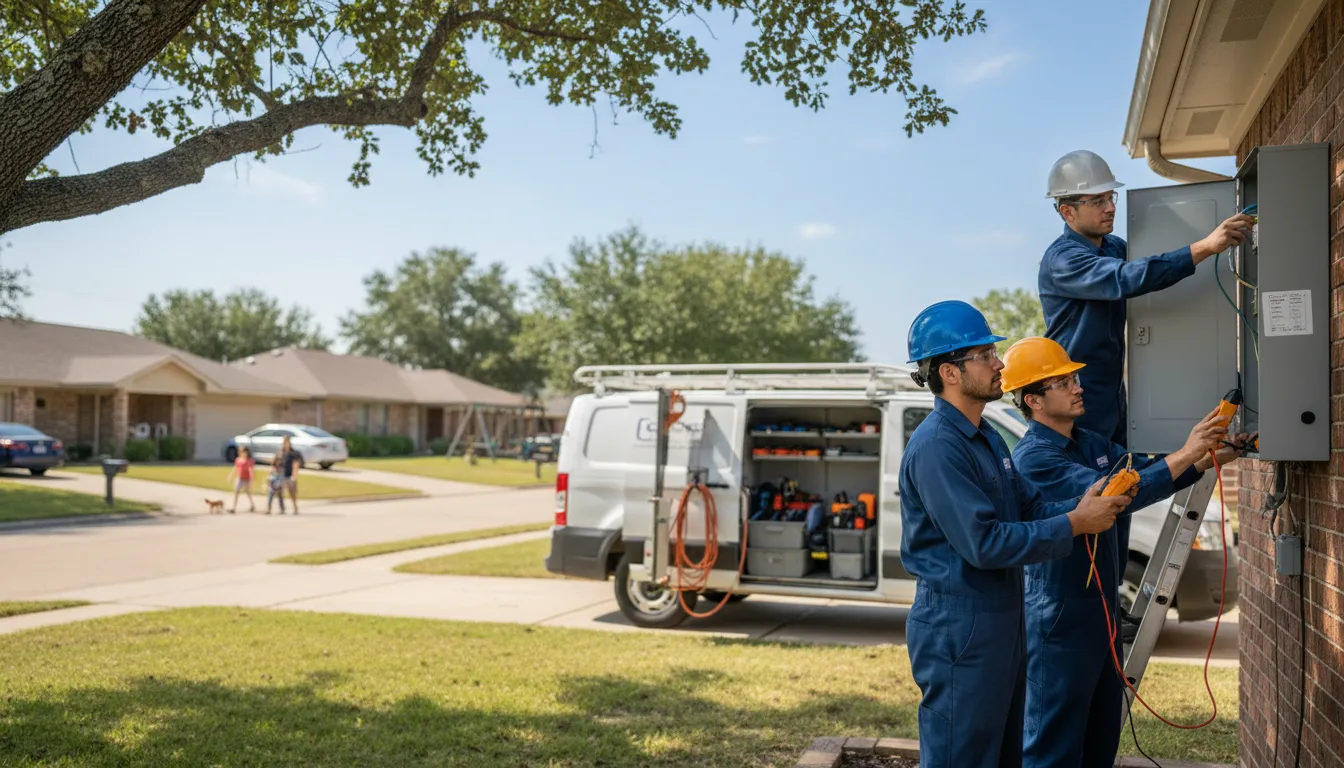 Certified electrician providing emergency electrical services in Walthall, MS
